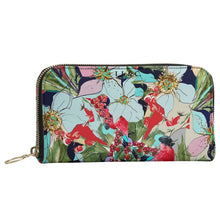 Load image into Gallery viewer, Portafoglio in pelle linea I fiori