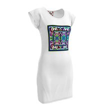 Carica l'immagine nel visualizzatore di Gallery, Abito tunica in cotone linea Acquarelli