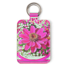 Load image into Gallery viewer, Portachiavi in pelle linea Le margherite