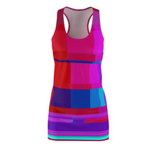 Carica l'immagine nel visualizzatore di Gallery, Dress with summer art print designed by Laila Lago & C. by Iannilli Antonella