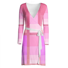 Carica l'immagine nel visualizzatore di Gallery, Abito incrociato con cintura linea Gradazioni