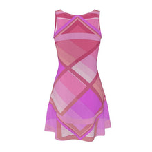 Carica l'immagine nel visualizzatore di Gallery, Abito a ruota linea Gradazioni rosa