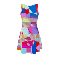 Carica l'immagine nel visualizzatore di Gallery, Abito a ruota in cotone linea La trasparenza dell' amore