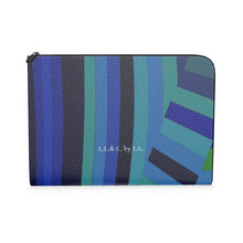 Carica l'immagine nel visualizzatore di Gallery, Porta documenti in pelle linea  Arte (Fatto a mano)