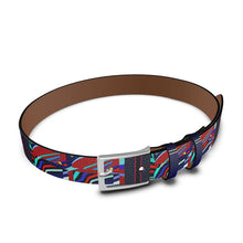 Carica l'immagine nel visualizzatore di Gallery, Cintura in pelle collezione Arte (Fatta a mano su ordinazione)