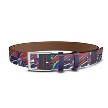 Carica l'immagine nel visualizzatore di Gallery, Cintura in pelle collezione Arte (Fatta a mano su ordinazione)