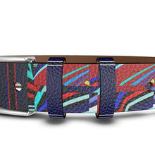 Carica l'immagine nel visualizzatore di Gallery, Cintura in pelle collezione Arte (Fatta a mano su ordinazione)
