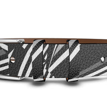 Carica l'immagine nel visualizzatore di Gallery, Cintura in pelle testurizzata linea Mistero