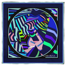 Carica l'immagine nel visualizzatore di Gallery, Foulard in seta  linea Mai invisibili