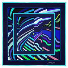 Carica l'immagine nel visualizzatore di Gallery, Foulard in seta linea Mai invisibili