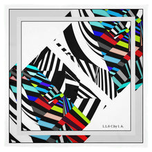 Carica l'immagine nel visualizzatore di Gallery, Foulard artistico in seta linea Mai invisibili
