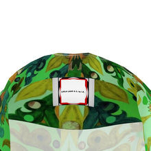 Carica l'immagine nel visualizzatore di Gallery, Giacca del pigiama in seta linea Acquarelli verdi