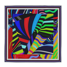 Carica l'immagine nel visualizzatore di Gallery, Foulard artistico in seta linea Mai invisibili