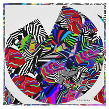 Carica l'immagine nel visualizzatore di Gallery, Foulard in seta linea Mai invisibili