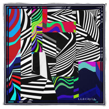 Carica l'immagine nel visualizzatore di Gallery, Foulard in seta linea Mai invisibili