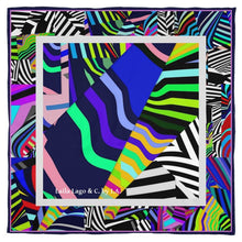 Carica l'immagine nel visualizzatore di Gallery, Foulard in seta linea Mai invisibili