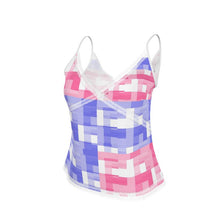 Carica l'immagine nel visualizzatore di Gallery, Top elegante con bordo in pizzo linea Cogli l' attimo