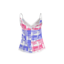 Carica l'immagine nel visualizzatore di Gallery, Top elegante con bordo in pizzo linea Cogli l' attimo