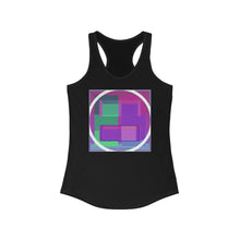 Load image into Gallery viewer, Women's Ideal Racerback Tank with central art print Laila Lago & C. by Iannilli Antonella