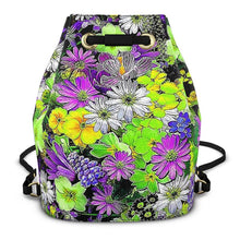 Carica l'immagine nel visualizzatore di Gallery, Zainetto in pelle linea Il fiorame