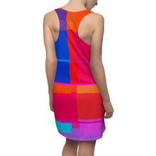 Carica l'immagine nel visualizzatore di Gallery, Dress with summer art print designed by Laila Lago & C. by Iannilli Antonella