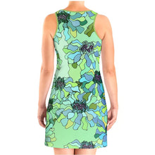 Load image into Gallery viewer, Abito scollato con stampa floreale linea Poesia