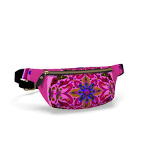 Load image into Gallery viewer, Marsupio in pelle linea Acquarelli Rosa