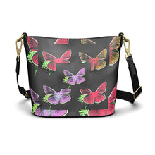 Load image into Gallery viewer, Borsa in pelle a spalla linea Farfalle
