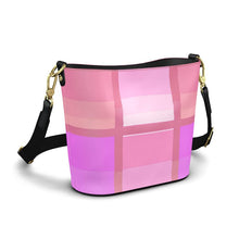 Carica l'immagine nel visualizzatore di Gallery, Borsa a secchiello in pelle linea Le gradazioni rosa