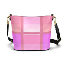 Carica l'immagine nel visualizzatore di Gallery, Borsa a secchiello in pelle linea Le gradazioni rosa