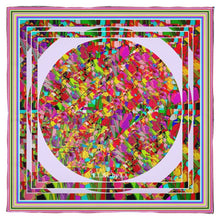 Load image into Gallery viewer, Foulard in seta linea Tulips