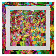 Load image into Gallery viewer, Foulard in seta linea Tulips