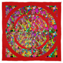 Carica l'immagine nel visualizzatore di Gallery, Foulard di seta linea Tulips