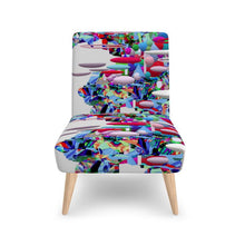 Carica l'immagine nel visualizzatore di Gallery, Poltrona  con stampa artistica linea Futura