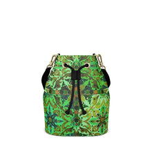 Carica l'immagine nel visualizzatore di Gallery, Borsa in pelle  a tracolla linea Acquarelli verdi