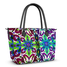 Carica l'immagine nel visualizzatore di Gallery, Borsa in pelle linea Acquarelli verdi