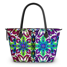 Carica l'immagine nel visualizzatore di Gallery, Borsa in pelle linea Acquarelli verdi