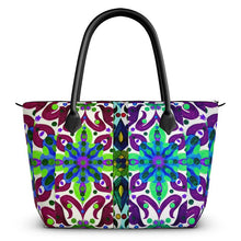 Carica l'immagine nel visualizzatore di Gallery, Borsa in pelle linea Acquarelli verdi