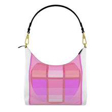 Carica l'immagine nel visualizzatore di Gallery, Borsa in pelle linea Gradazioni rosa