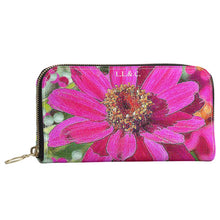 Load image into Gallery viewer, Portafoglio in pelle linea Le margherite