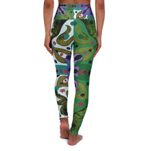Carica l'immagine nel visualizzatore di Gallery, High Waisted Yoga Leggings with Art Print Laila Lago & C. by Iannilli Antonella
