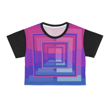 Carica l'immagine nel visualizzatore di Gallery, AOP Crop Tee Laila Lago & C. by Iannilli Antonella