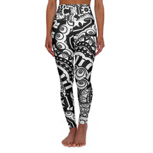 Load image into Gallery viewer, High Waisted Yoga Leggings with Art Print Laila Lago & C. by Iannilli Antonella