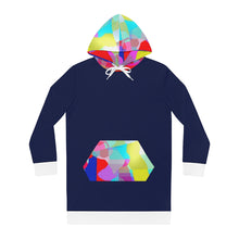 Carica l'immagine nel visualizzatore di Gallery, Women's Hoodie Dress (AOP)Laila Lago & C. by Iannilli Antonella