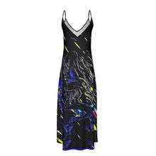 Carica l'immagine nel visualizzatore di Gallery, Abito romantico in seta