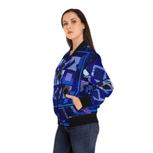 Carica l'immagine nel visualizzatore di Gallery, Women's Bomber Jacket (AOP) Laila Lago & C. by Iannilli Antonella