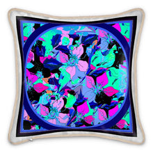 Carica l'immagine nel visualizzatore di Gallery, Cuscino in seta linea I fiori