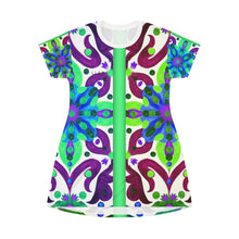 Load image into Gallery viewer, All Over Print T-Shirt Dress Laila Lago & C. by Iannilli Antonella