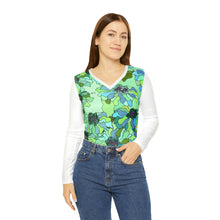 Load image into Gallery viewer, Women's Long Sleeve V-neck Shirt (AOP) Laila Lago & C. by I.A.