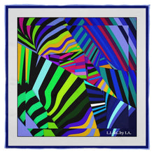Carica l'immagine nel visualizzatore di Gallery, Foulard artistico in seta linea Mai invisibili
